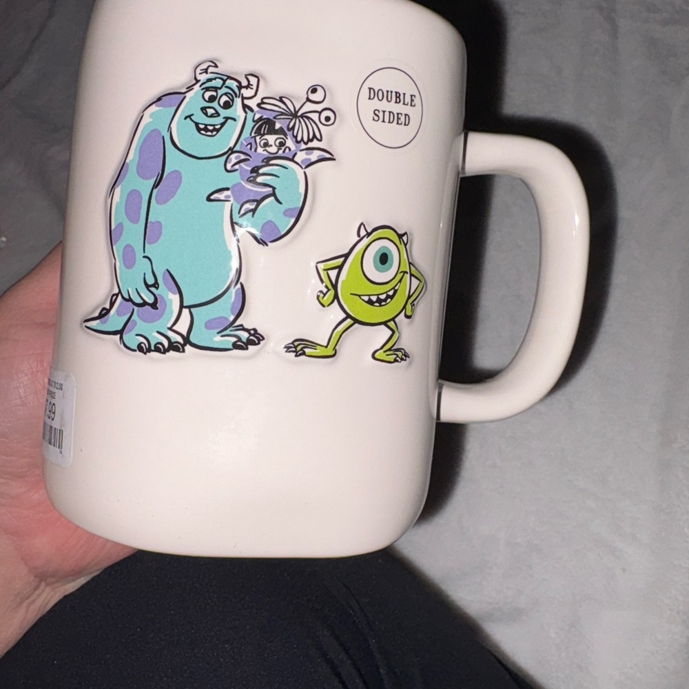 Monsters Inc. Double-Sided Rae Dunn cup